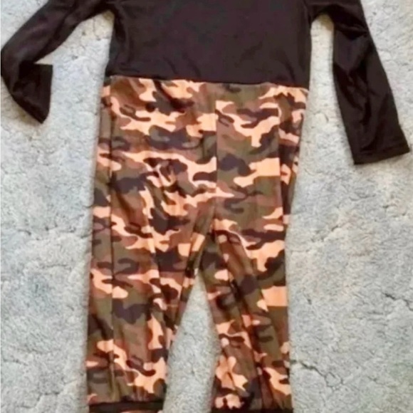 Costume dressup play time boys 10/12 large 2 piece set hulk mask/army halloween - Picture 3 of 6
